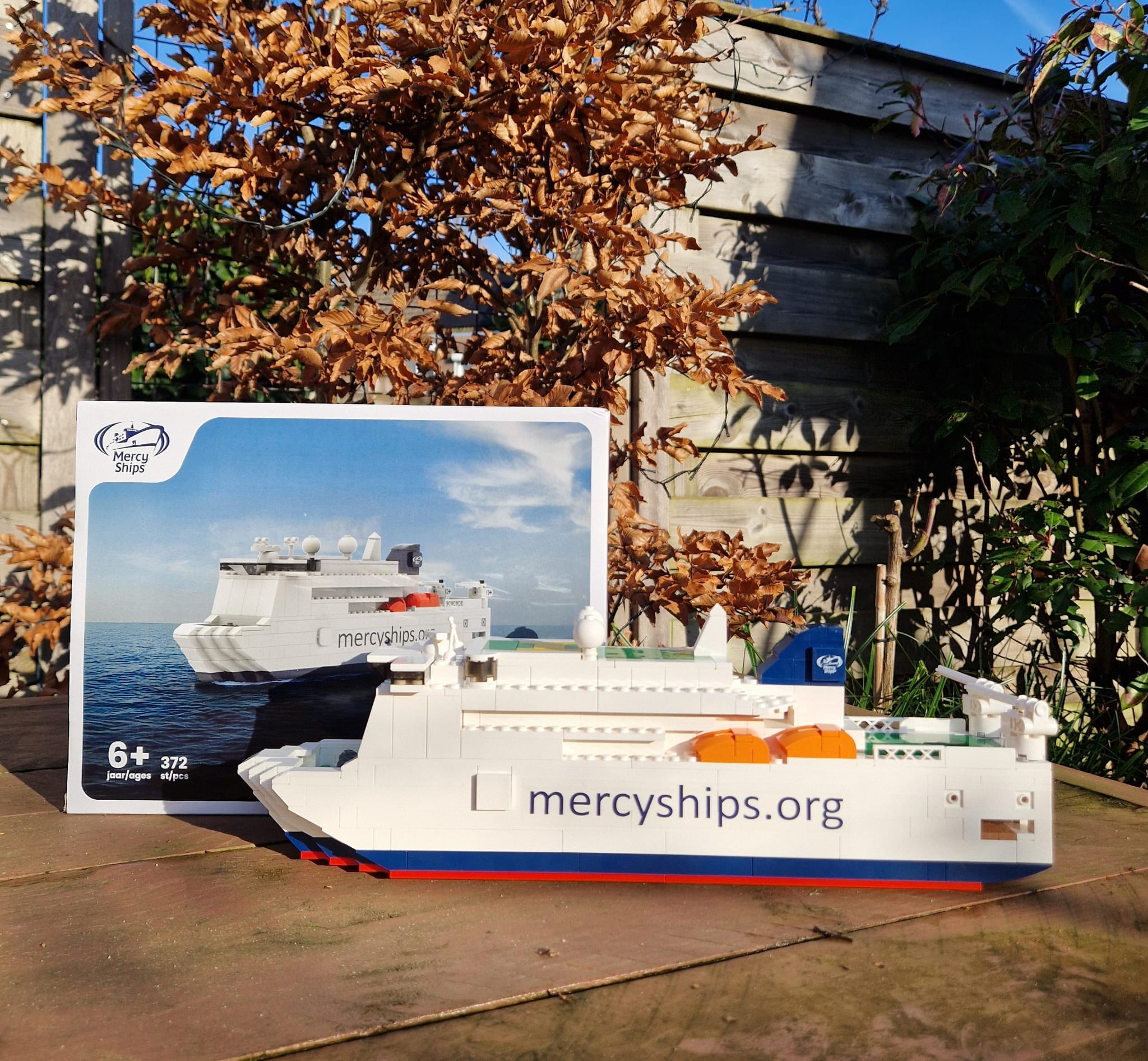 Never dreamed of a brick ship ?